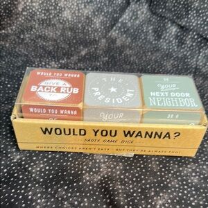 Demdaco Would You Wanna? Party Game Dice‎ Set